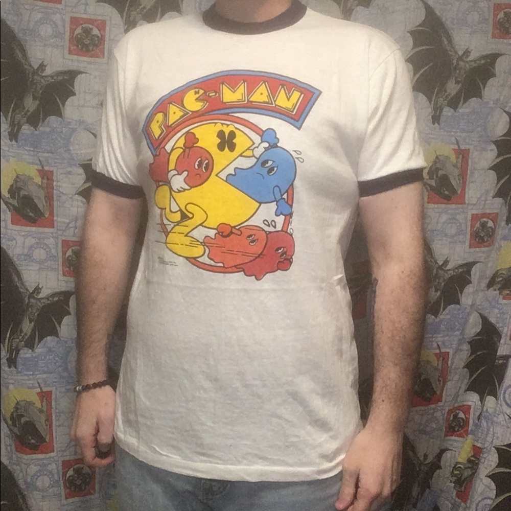Vintage 80s pac-man tee